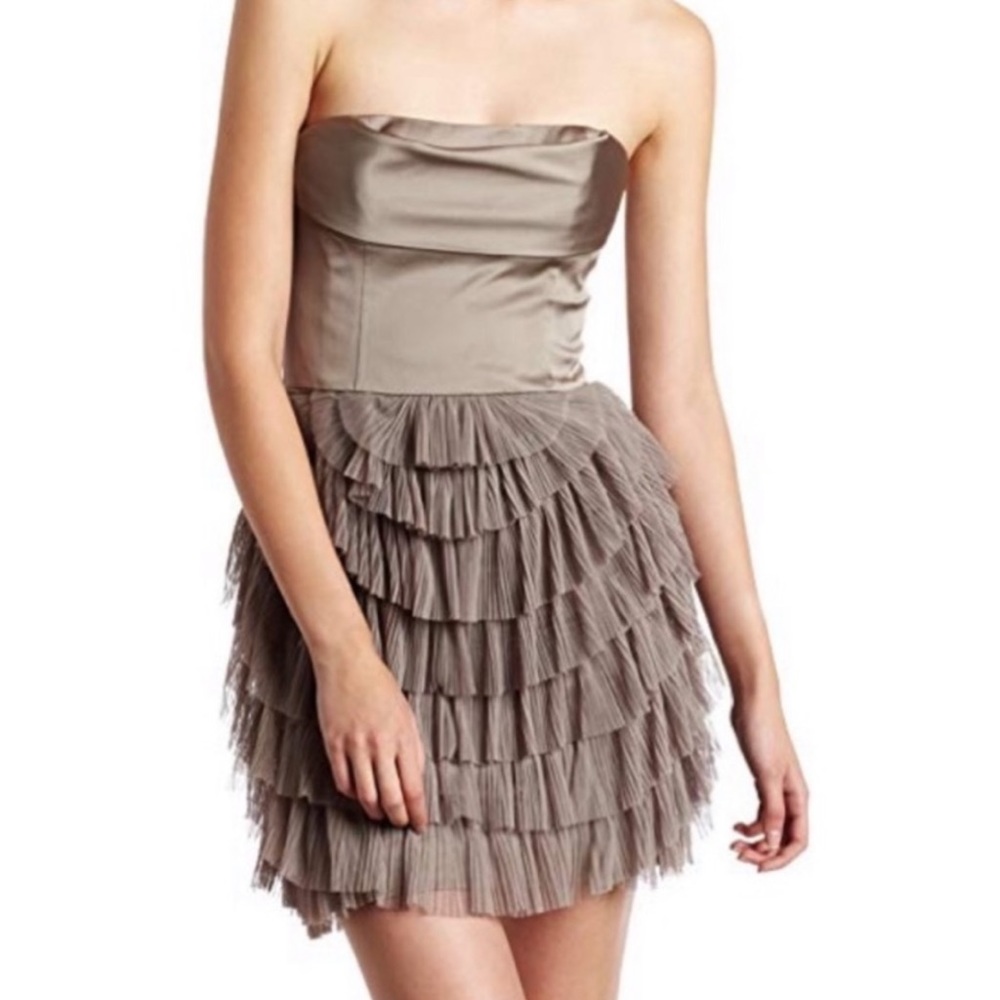 BCBGMAXAZRIA Ruffled Dress